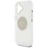 Etui Guess IML Metal Colored Circle      Classic Logo MagSafe do iPhone 16 szary